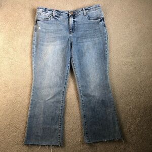 Kut from the Kloth Kelsay Ankle Flare Jeans, sz 16.